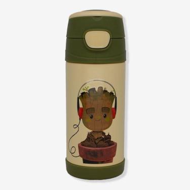 Imagem de Garrafa Térmica Infantil Top Handle Groot Marvel