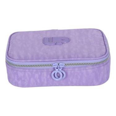 Imagem de Estojo Nécessaire Escolar 100 Pens Up4you Tactel Crinkle - Luxcel, Rox