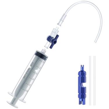 Imagem de COTOUXKER Injetor de selante sem câmara, seringa injetora de selante de pneu de bicicleta, 59 g com ferramenta de remoção de núcleo de válvula