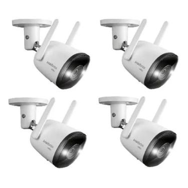 Imagem de Kit 4 Câmeras Im5+ Full Color Audio Bidirecional - Intelbras