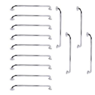 Imagem de Barra de Apoio 70cm Inox Kit 13 Unidades Suporte Cadeirante Idoso Gest