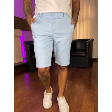 Imagem de Bermuda Sport Fino Bolso Faca Masculino - Next Jeans, Azul claro, 46