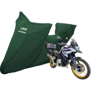 Imagem de Capa Tecido Proteção Moto Bmw F 850 Gs F850 Gs Com Top Case - Mz, Verd