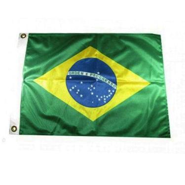 Imagem de Bandeira Do Brasil 33x47cm em Poliéster - Marine Importa