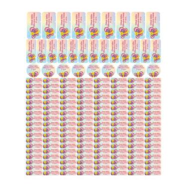 Imagem de 175 Etiquetas Escolares Personalizado Vinil Borboleta - Tectoner, Borb