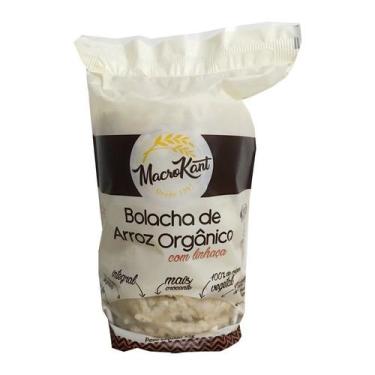 Imagem de Bolacha de Arroz Orgânica Linhaça Macrokant 95g