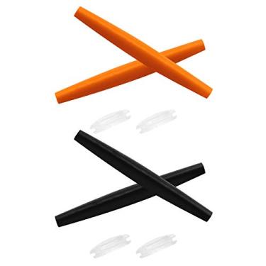 Imagem de Galvanic Kits de borracha de substituição para óculos de sol Oakley Crosshair New 2012 - laranja + preto