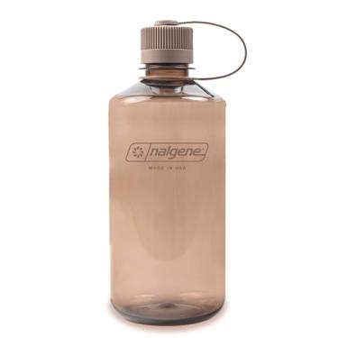 Imagem de Nalgene Garrafa de água Sustain Tritan Mocha de 946 ml | Sem BPA, feita com material derivado de 50% de resíduos de plástico, usando equilíbrio de massa certificado ISCC, boca estreita