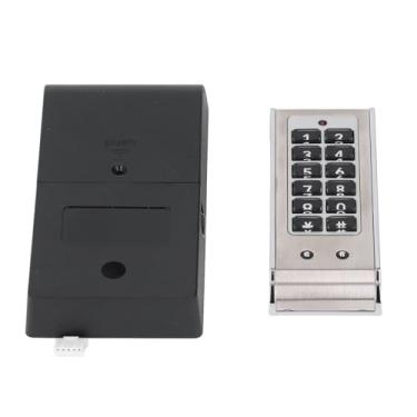 Imagem de Fechadura de Gabinete, Fechadura de Teclado Digital de Aço Inoxidável, Kit de Fechadura de Entrada de Senha, Fechaduras de Armário de Código Eletrônico para Sauna, Banheiro,