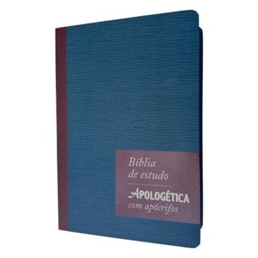 Imagem de Biblia Apologética de estudos Neutra Azul - CENTRAL
