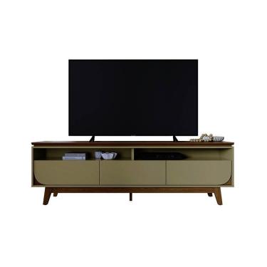 Imagem de Rack para Tvs até 75 Pol Selene 62,5x200x36 Cm Cumaru/opala