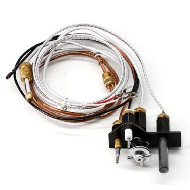 Imagem de Hipoilk Conjunto piloto de gás propano (LP) 69L18 para Lennox Elite, Merit, IHP, Serefina, Superior, Astria, Lareiras e inserção, peças de lareira a gás de montagem SIT Pilot com termopilha termopar