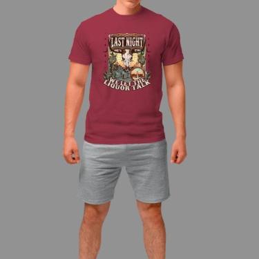 Imagem de Camisetas Básica Masculina Moda De Country confortável Manga Curta Gol