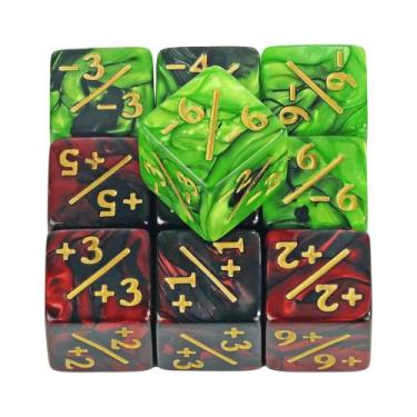 Imagem de Conjunto de Dados para Ensino de Matemática Infantil - 10 Dados D6 com