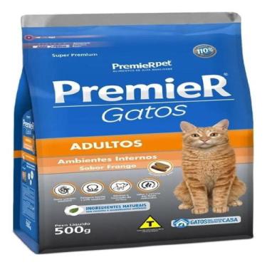Imagem de Ração Premier Gatos Adultos Frango 500g
