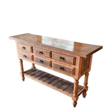 Imagem de Aparador 6 Gavetas, Prateleira e Pés Torneados P em Demolição