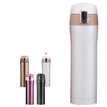 Imagem de Garrafa Térmica Squeeze Super Forte Aço Inox 500 Ml E Trava. - MM VARI