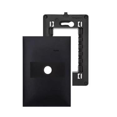 Imagem de Kit Conjunto 4x2 Saida Fio Pial PLus+(Mais) 611048PT+ Preto - legrand