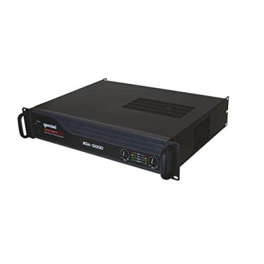 Imagem de Amplificador de potência profissional de 2 canais Gemini 5000W – Amplificador de áudio PA e DJ de alta potência com entradas XLR/RCA, modo ponte, proteção integrada e resfriamento para som ao vivo e