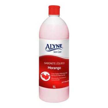 Imagem de Kit 3 Und Sabonete Líquido Alyne Morango Ação Hidratante 1l