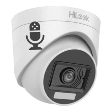 Imagem de Câmera Hilook 2mp Turret Dual Light Audio Thc-t127-lps 2.8mm