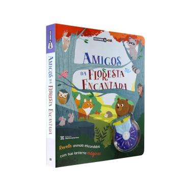 Imagem de Amigos da Floresta Encantada: Revele animais escondidos com sua lanterna mágica!