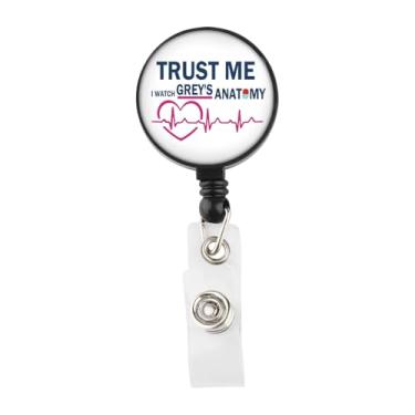 Imagem de Carretel de crachá inspirado no programa de TV, presente de anatomia médica, presente de cirurgião (Trust Me Badge)