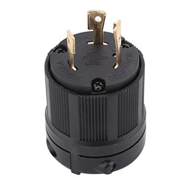 Imagem de NEMA L630P, Conector de Plugue Elétrico Com Trava Giratória de 3 Fios 30A, Resistente a Produtos Químicos e Impactos, Instalação Rápida, Com Longa Vida útil, Mais de 20.000