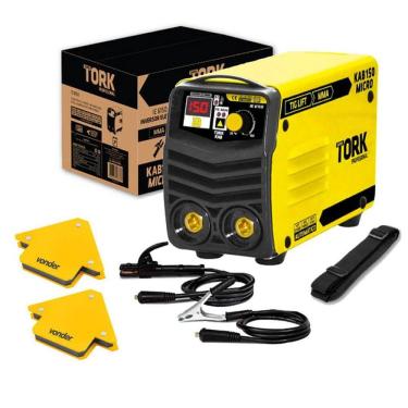 Imagem de Maquina Solda Inver Kab150 Ie-6150 Super Tork + Esquadros Mg