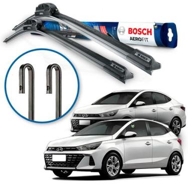 Imagem de Par Palheta Limpador Parabrisa Bosch HB20 HB20X HB20S 2012 13 14 15 16