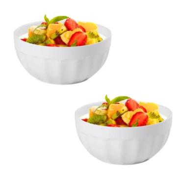 Imagem de 2 Bowls Tigelas 19cm 100% Melamina Gourmet Mix