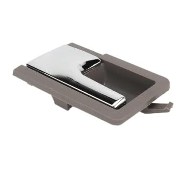 Imagem de Maçaneta interna do carro, maçaneta interna automotiva banhada de alta resistência base cinza para T4 IV 1990 a 2003 (esquerda 575827851)