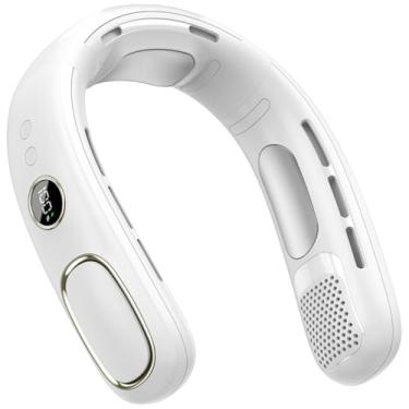 Imagem de ZEPFJHE Aparelho de resfriamento portátil portátil para exibição digital recarregável de ar condicionado para uso em miniatura