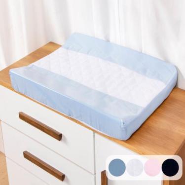 Imagem de Trocador de Fraldas Anatômico Matelado Impermeável Cômoda Bebê Enxovai