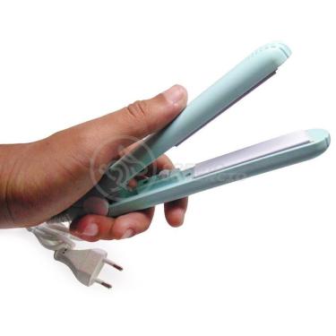 Imagem de Mini Chapinha Prancha 17Cm Bivolt 110|220V Profissional Azul