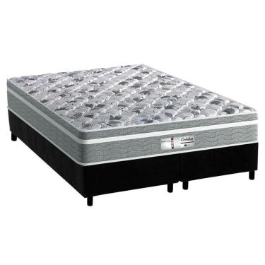 Imagem de Cama Box Queen: Colchão Molas Ensacadas Probel Masterpocket Evolution + Base Black(158X198)