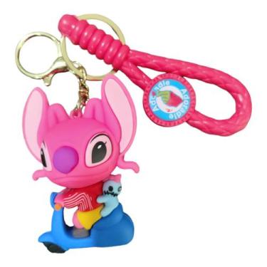 Imagem de Chaveiro Fofinho Stitch Emborrachado Realista 3D Grande 25 - Dream Toy