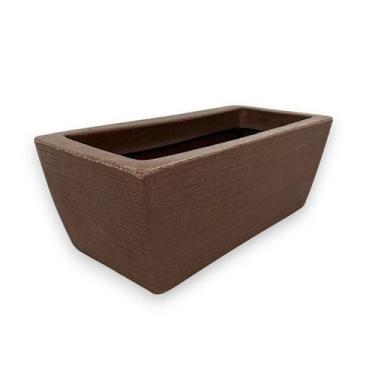 Imagem de Vaso de planta Jardineira Floreira de chão Horta Polietileno escovado 