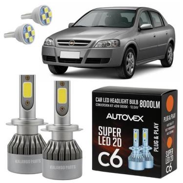 Imagem de GM Astra 1999 A 2012 Lâmpada Farol Baixo LED H7 Automotiva - Autovex
