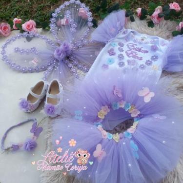 Imagem de Body Jardim Encantado - Mamãe Coruja , Roxo, P