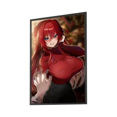Imagem de Sexy Rias Gremory Anime Girl Retro Kraft Paper Sticker Arte Estética P
