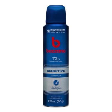 Imagem de Desodorante Sensitive Antitranspirante Aerossol Bozzano Masculino Sem Perfume 150ml