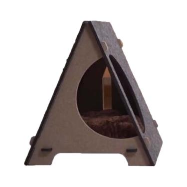 Imagem de Ｂｅｓｇａ Cama túnel para gatos, cama portátil para arranhar, feita de papelão, respirável e resistente, para gatinhos, em condomínio, para gatos internos