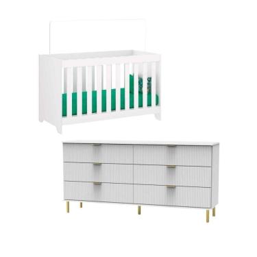 Imagem de Berço Multifuncional 3x1 + Cômoda Ditália Bbi-51 -240