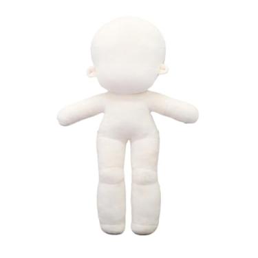 Imagem de simhoa Corpo de boneca em branco, bonecos de pelúcia, brinquedos vestíveis, roupas fofas, coleção de artesanato para vestir, manequim humanóide, faça você, Corpo Gordo