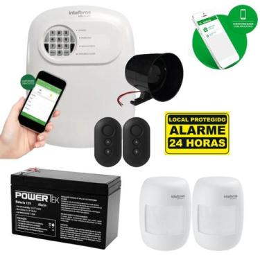 Imagem de Kit Alarme Intelbras Anm 24 Acesso Via APP 2 Sensor 1 Sirene