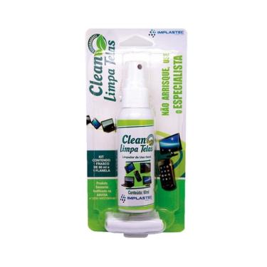Imagem de Limpa Telas Implastec Clean 60ml + Flanela