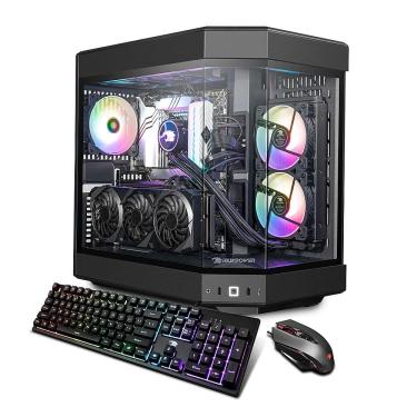 Imagem de iBUYPOWER - Y60 Gaming Desktop - Intel Core i7-14700KF - 32GB DDR5 RAM - NVIDIA GeForce RTX 4070 12GB - 2TB NVMe SSD - Preto-Y60BI7N4702