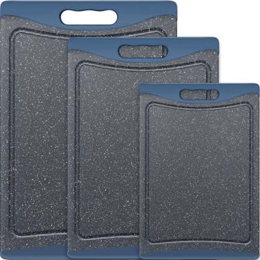 Imagem de Conjunto de tábuas de corte Empune Plastic Lavável na Máquina de Lavar Louça com Ranhuras de Suco