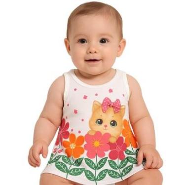 Imagem de Vestido Regata Estampado Bebê Menina Kyly-Feminino
